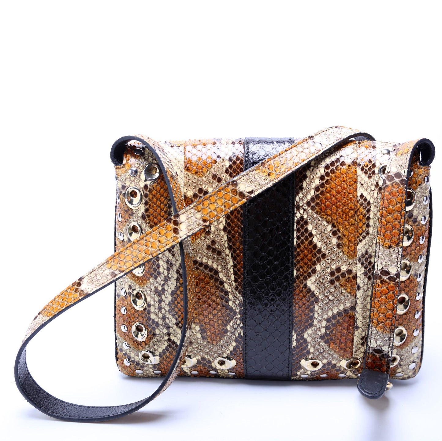 Gucci 550126 Arli Python Crossbody Bag
