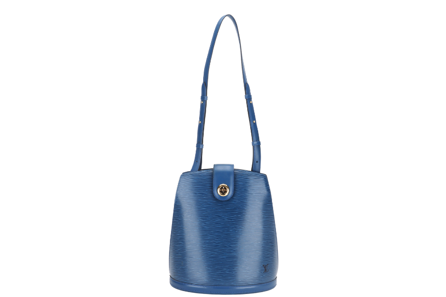 LOUIS VUITTON CLUNY SHOULDER BAG BLUE EPI LEATHER ( ) GOLD HARDWARE NO DUST COVER