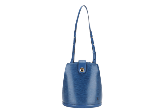 LOUIS VUITTON CLUNY SHOULDER BAG BLUE EPI LEATHER ( ) GOLD HARDWARE NO DUST COVER