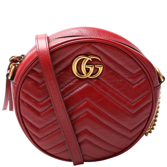 Gucci 550154 Marmont Mini Round Bag