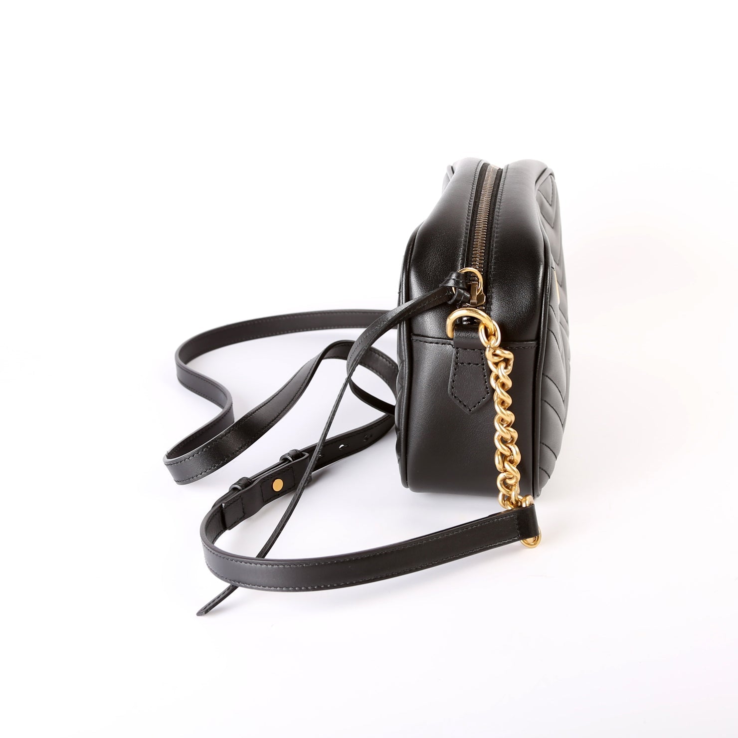 Gucci 447632 Marmont Small Leather Camera Bag