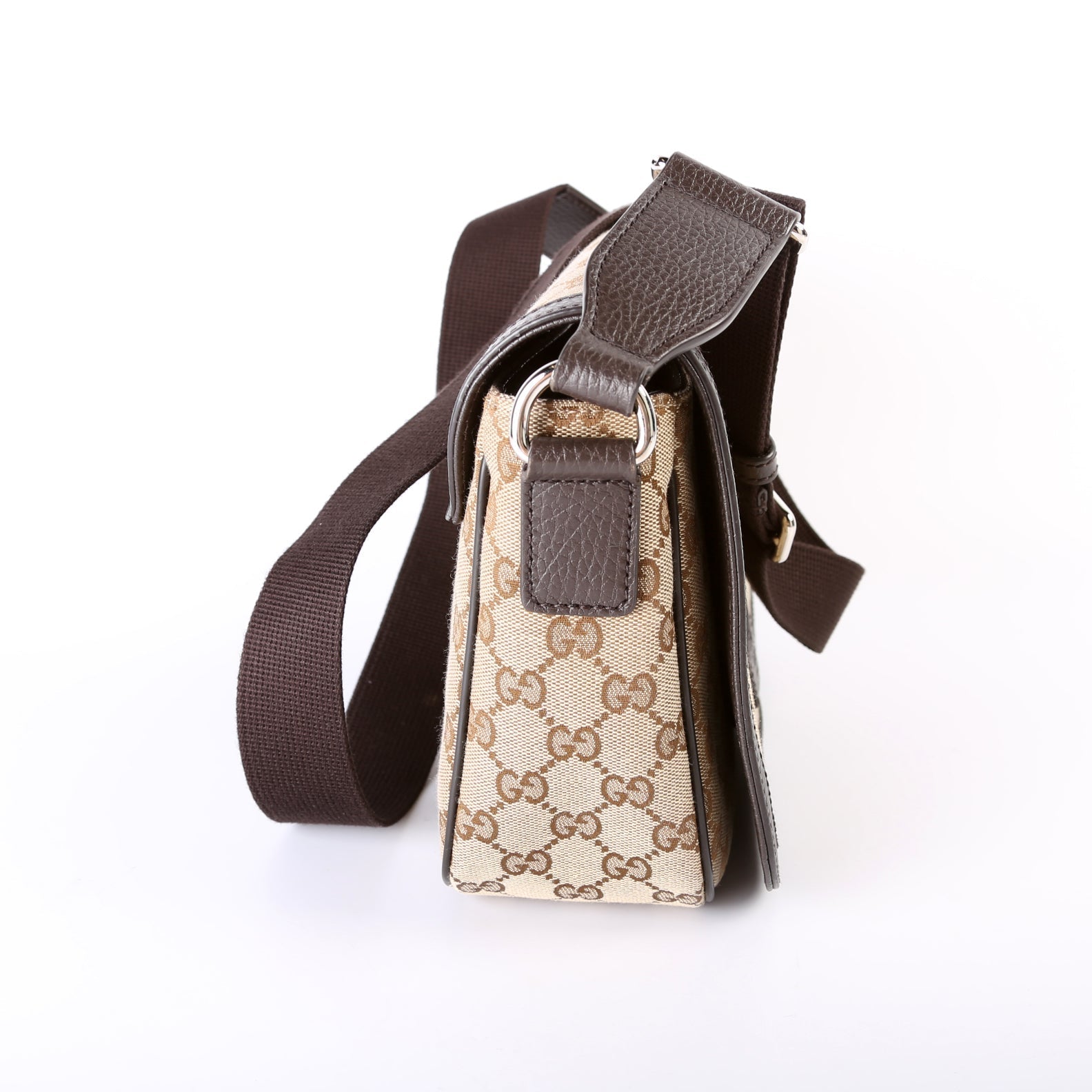 Gucci 449172 GG Canvas Messenger Bag