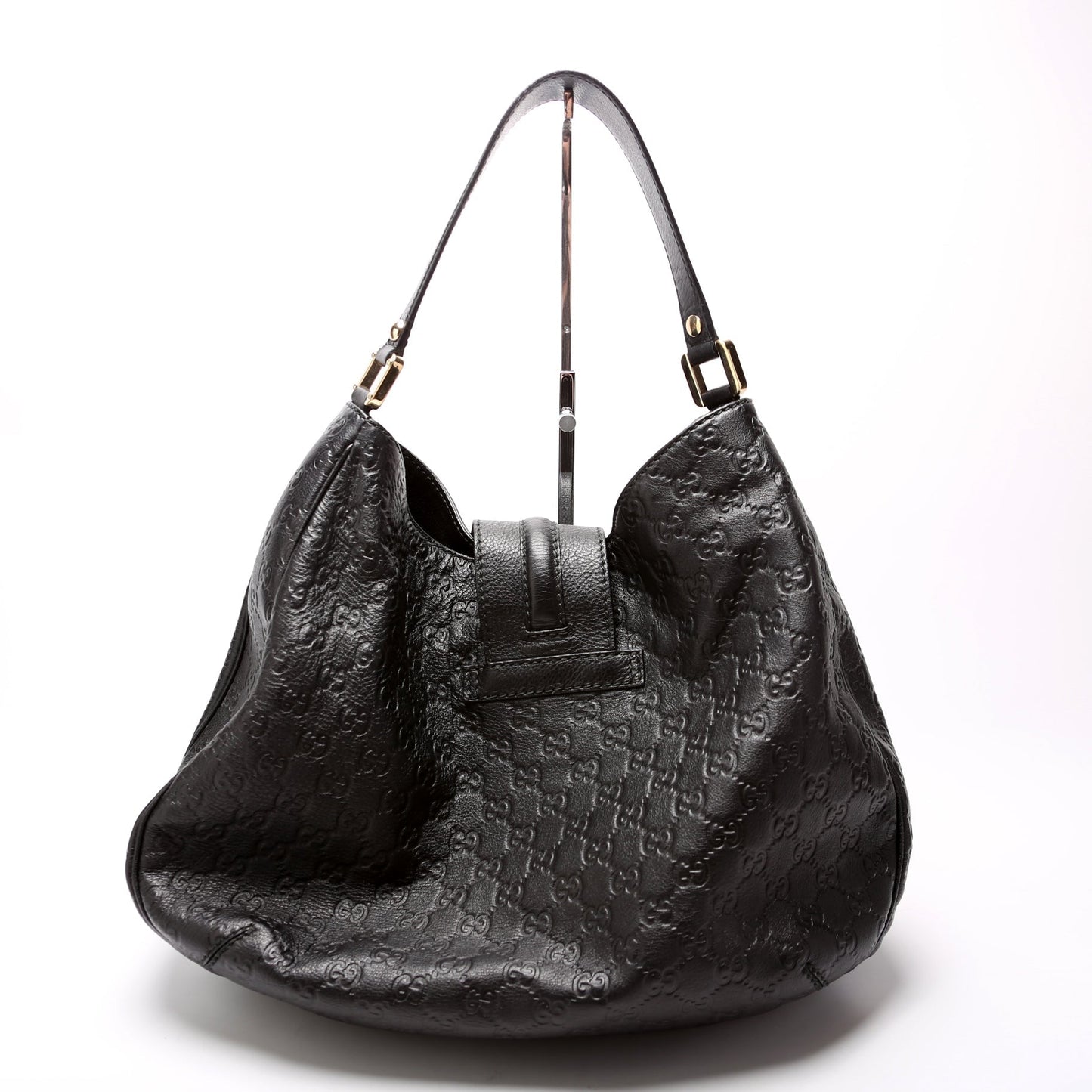 Gucci 233604 GG Leather Large Hobo Bag