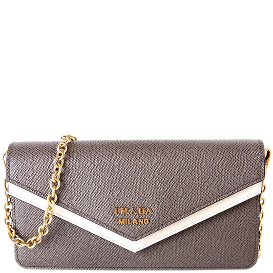 Prada 1DH052 Saffiano Envelope WOC Bag