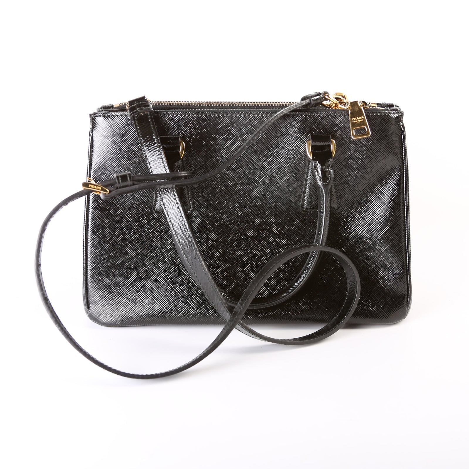 Prada Saffiano Vernic Mini Crossbody BN2316 Bag