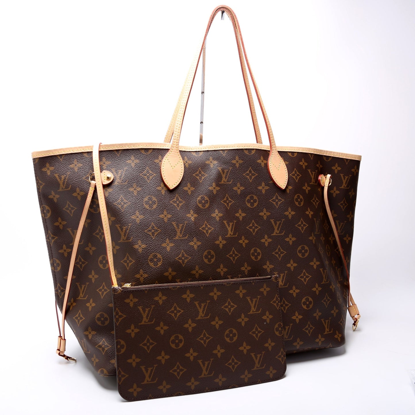 Louis Vuitton Neverfull W/Wallet GM Monogram (A)