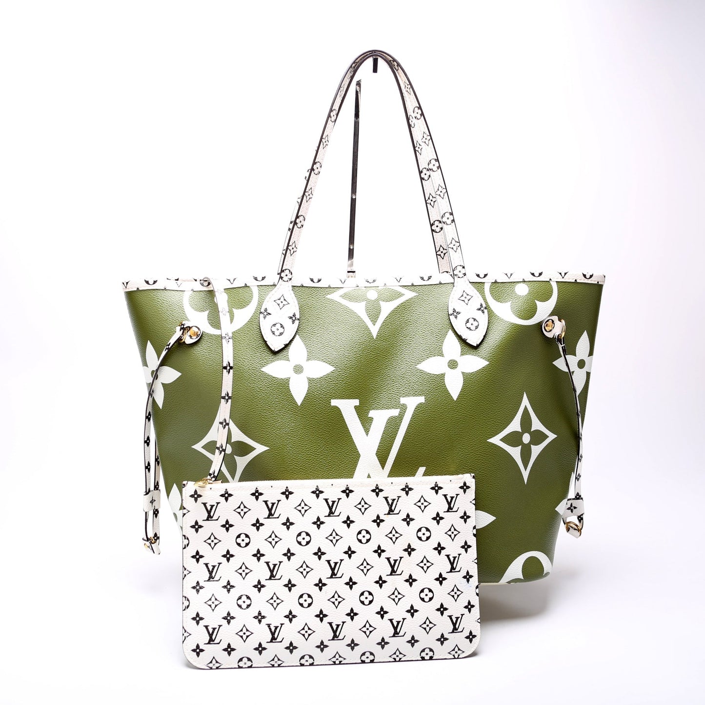 Louis Vuitton Neverfull MM Giant Monogram W/Wallet
