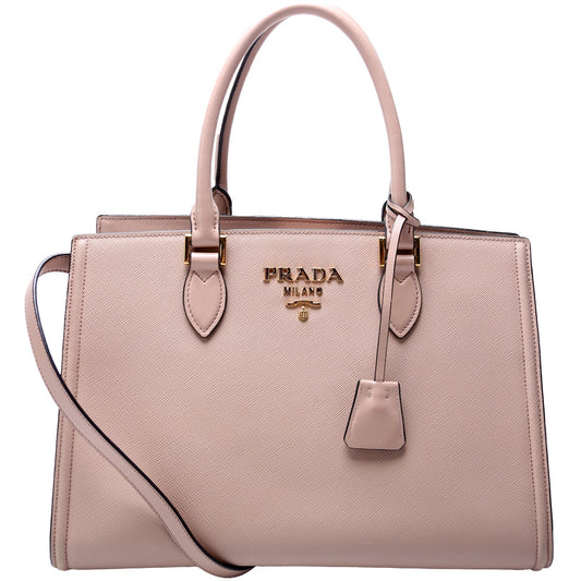 Prada Saffiano Lux Large Satchel Bag