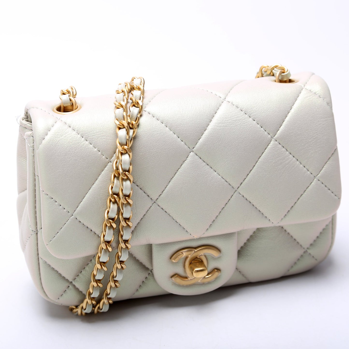 Chanel Pearly Mini Flap Lambskin RFID Bag