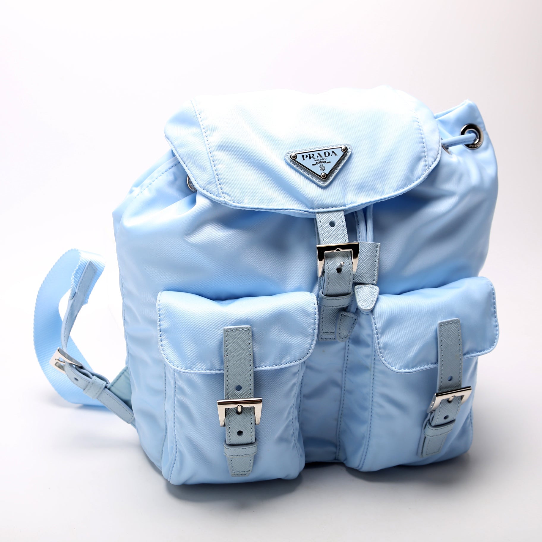 Prada 1BZ677 Re-Nylon Small Backpack Bag