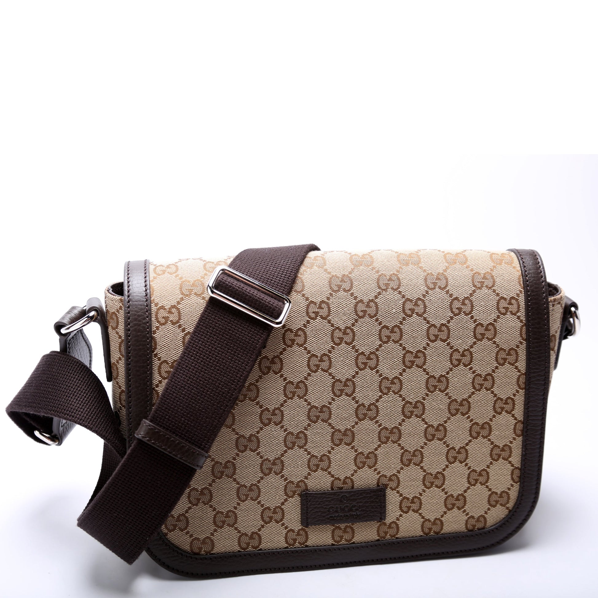 Gucci 449172 GG Canvas Messenger Bag