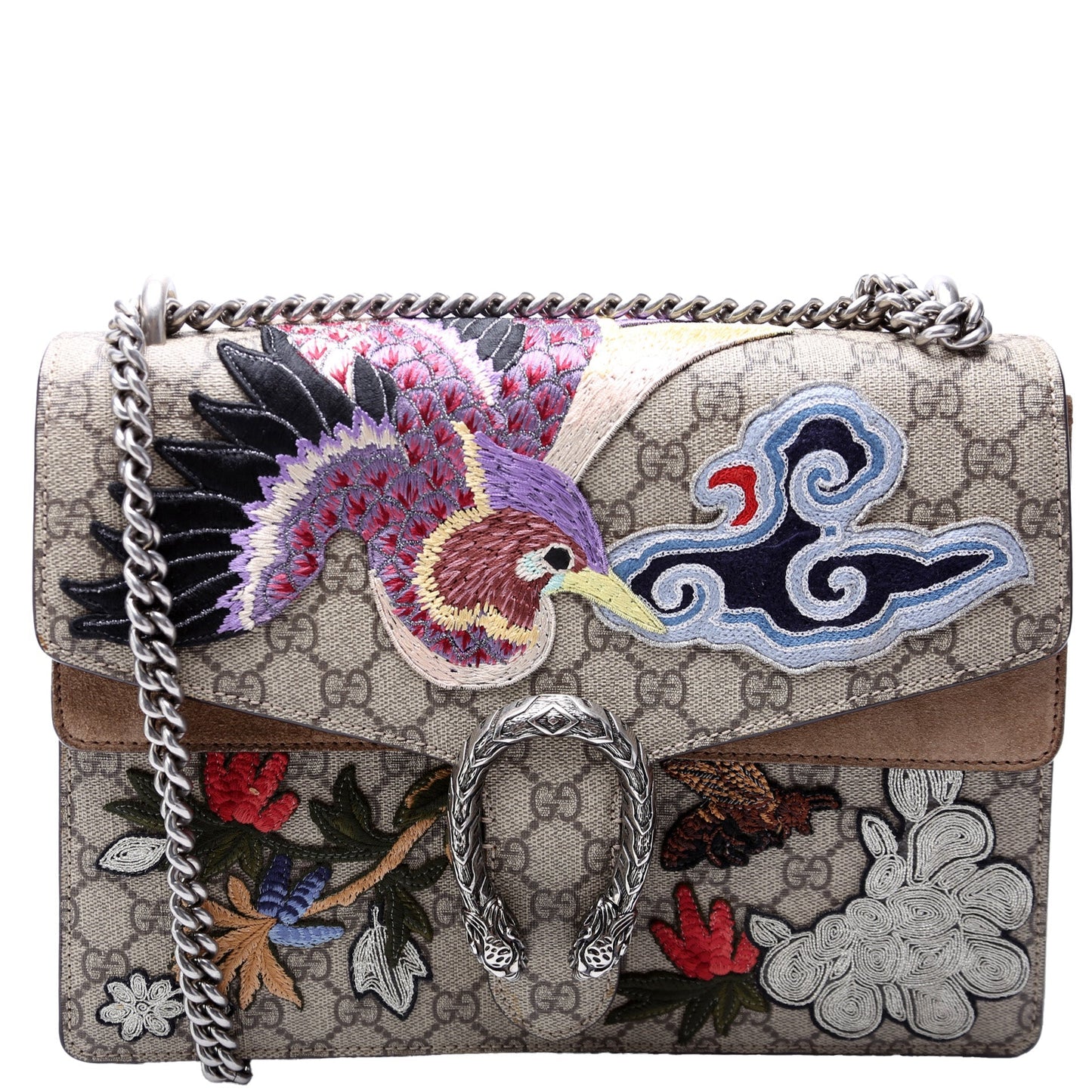 Gucci Dionysus GG Bird Embroidered Shoulder Medium 403348 Bag