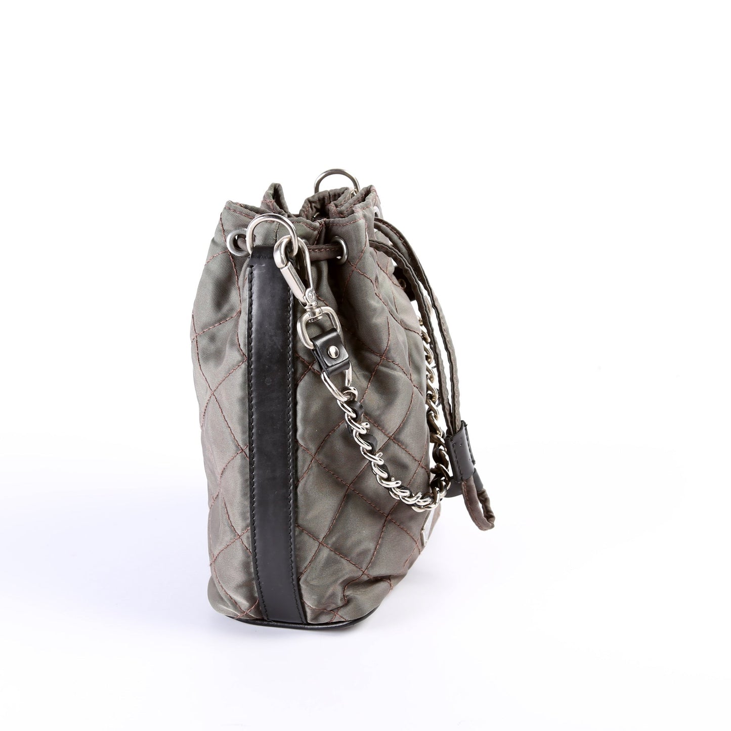 Prada Quilted Nylon Mini Bucket Bag
