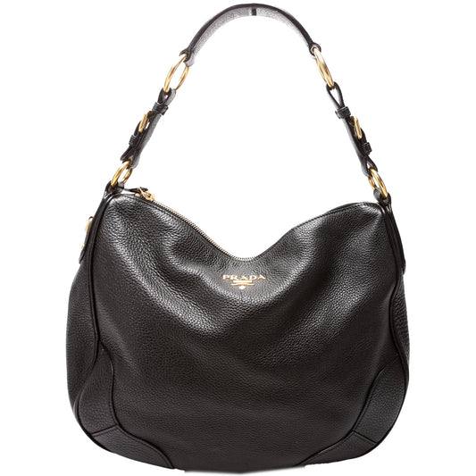 Prada Vitello Daino Hobo Bag
