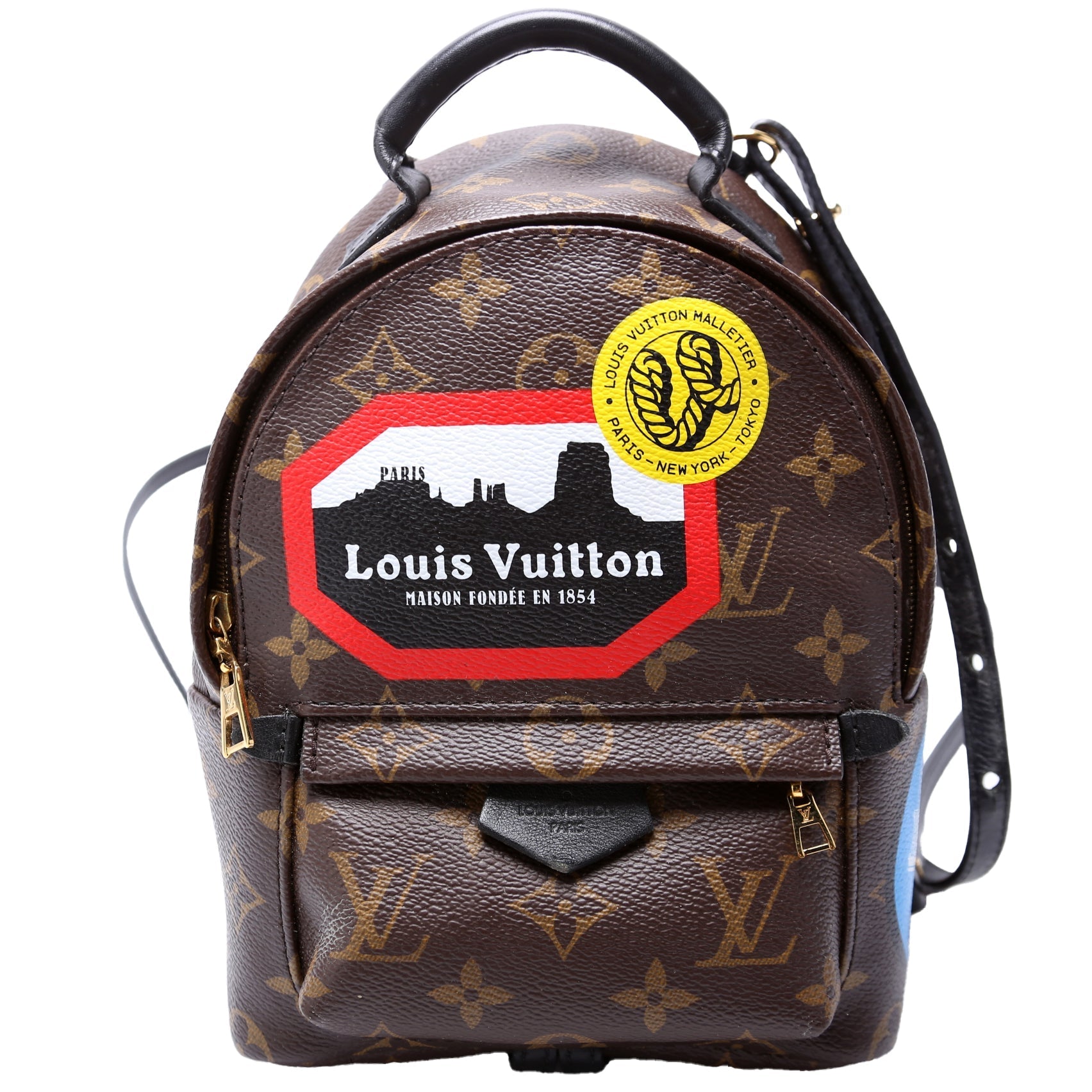 Louis Vuitton Palm Springs Mini Backpack World Tour Monogram
