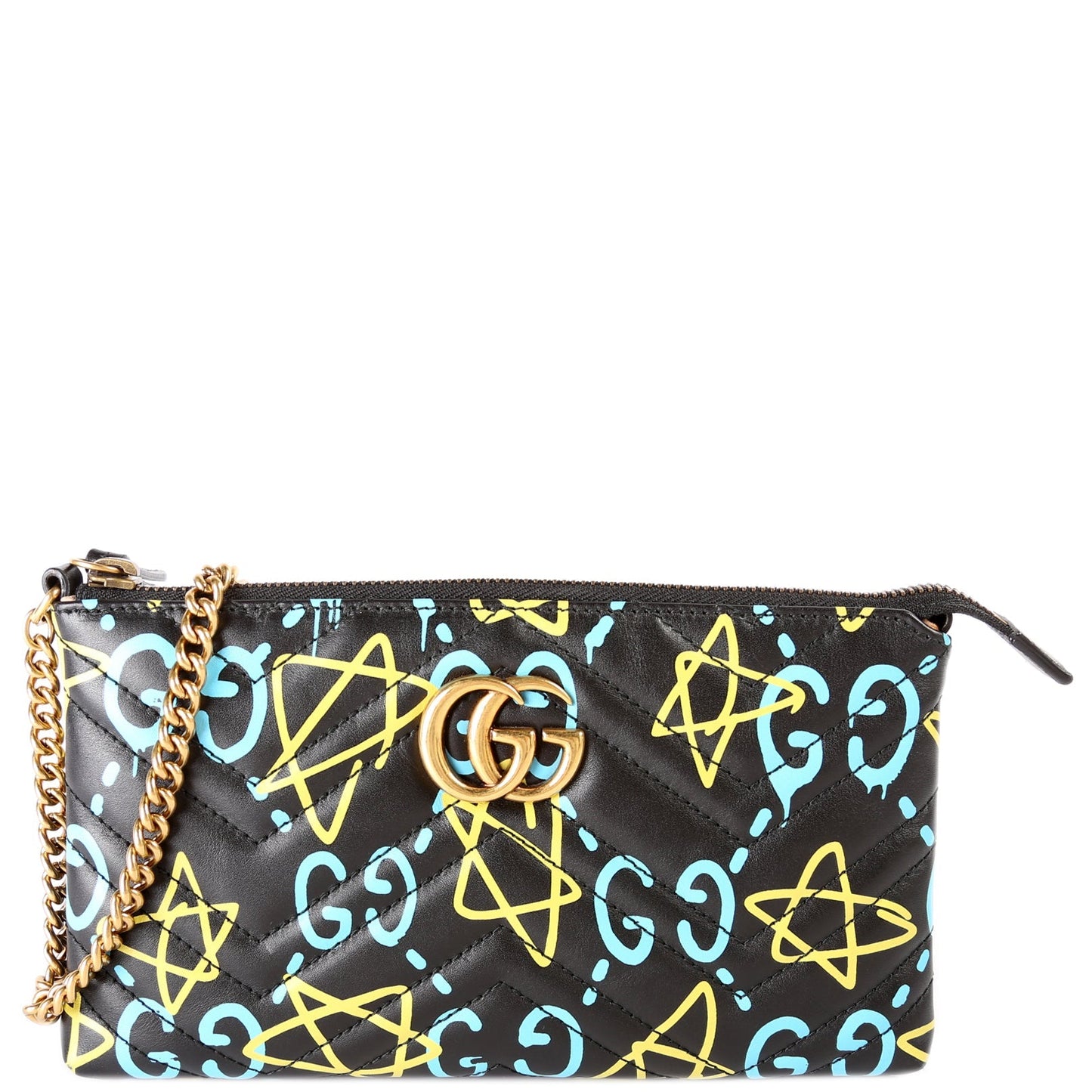 Gucci 448098 ghost GG Marmont Mini Chain Bag