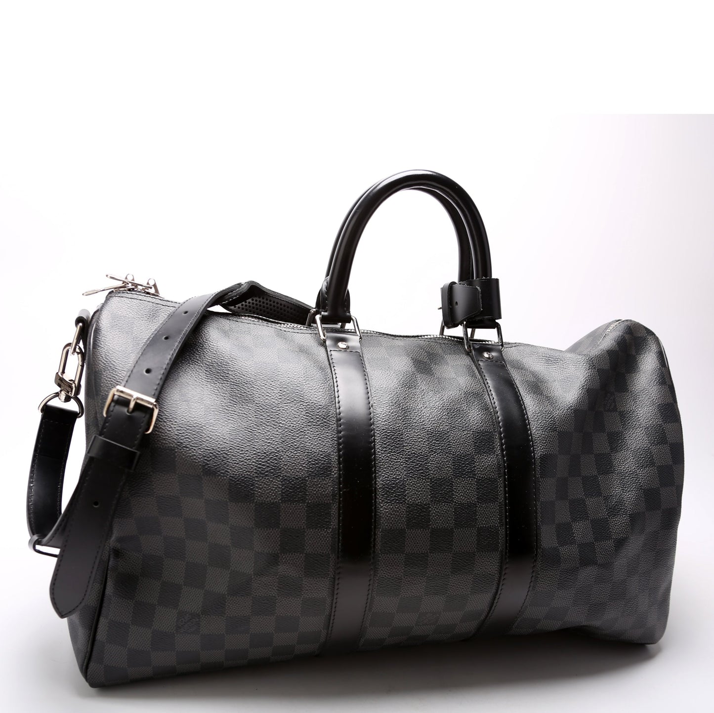  Louis Vuitton Keepall 45 Bandouliere Damier Graphite