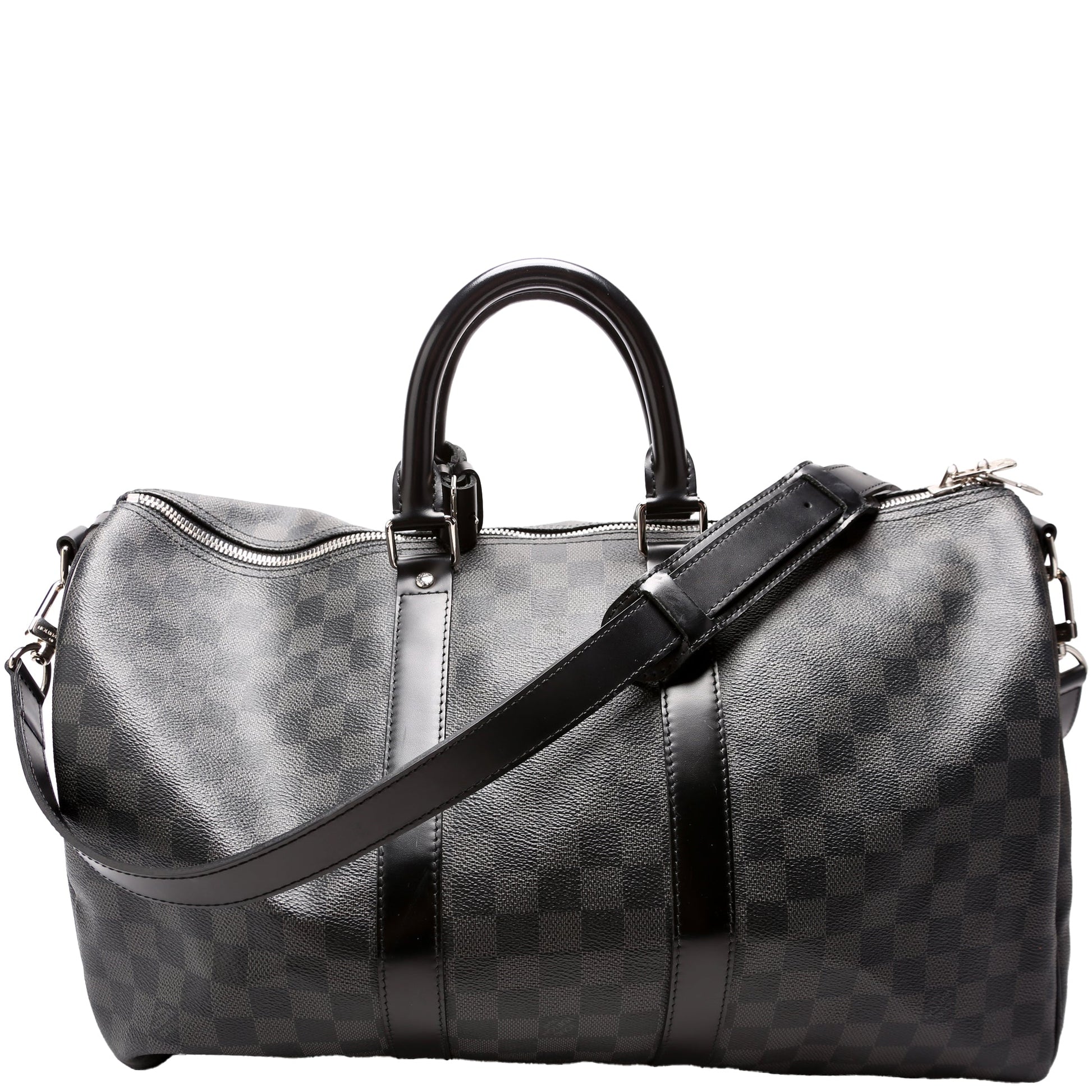  Louis Vuitton Keepall 45 Bandouliere Damier Graphite