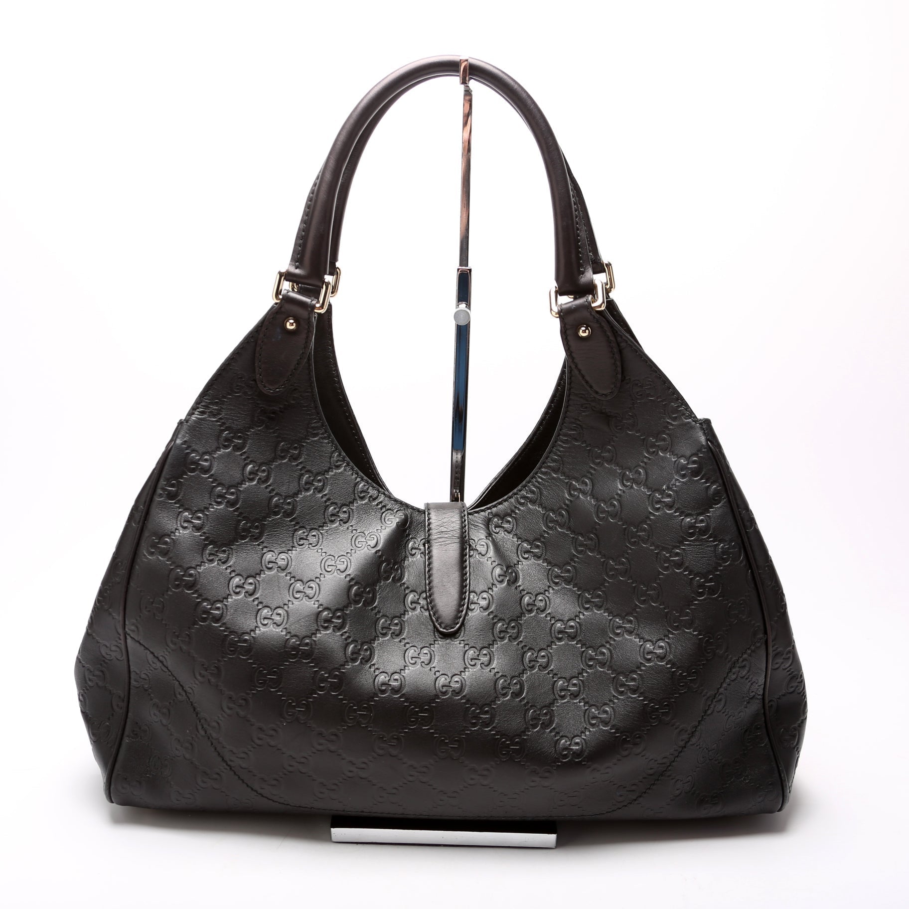 Gucci 145820 Jackie Medium Leather Hobo Bag