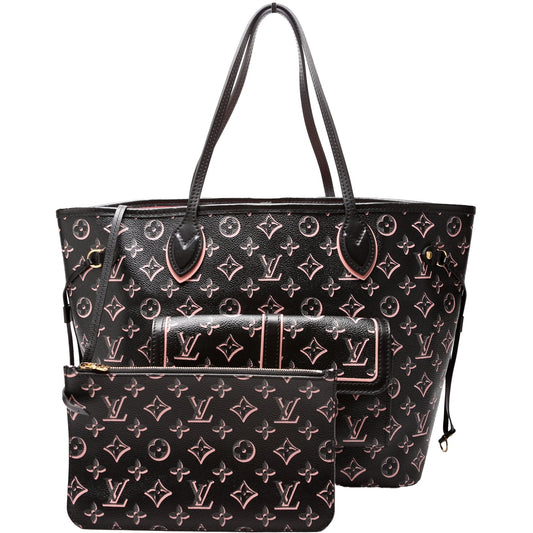 Louis Vuitton Neverfull W/Wallet MM Fall For You