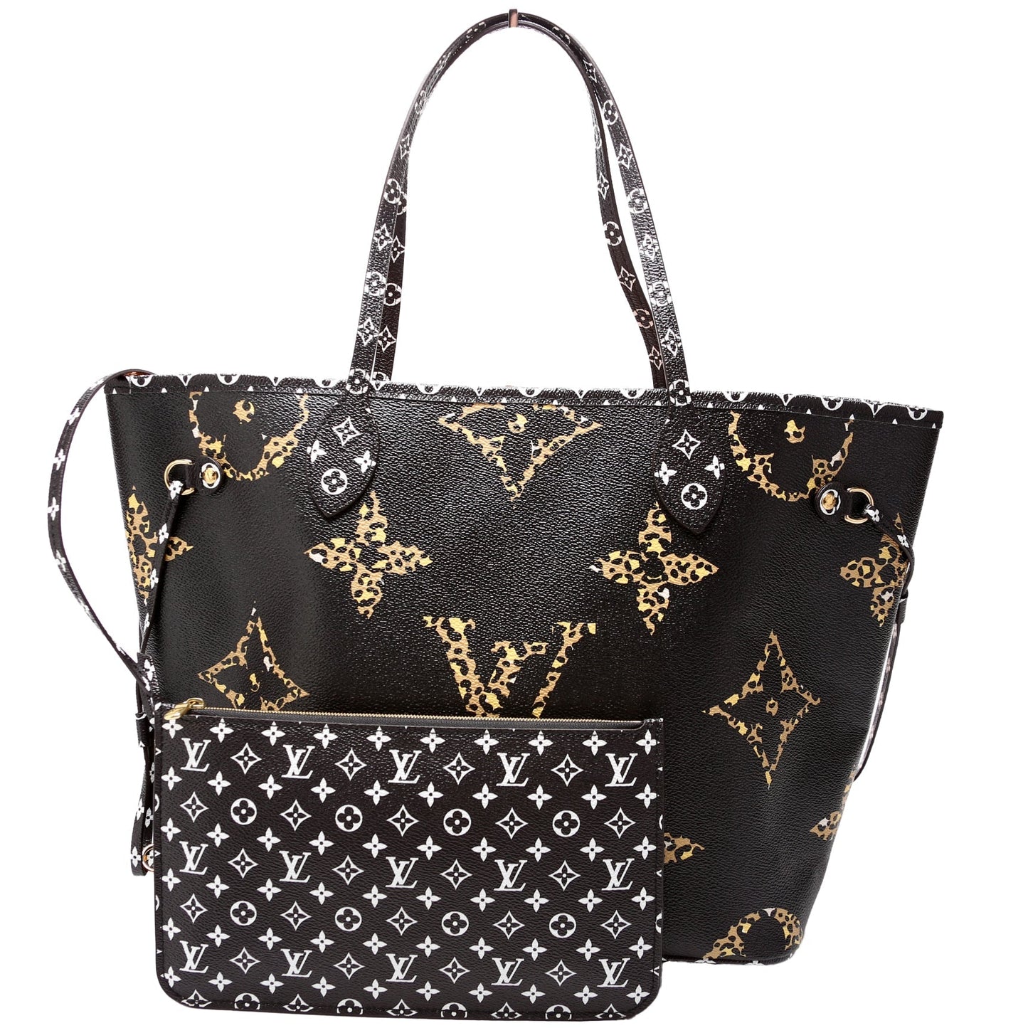 Louis Vuitton Neverfull W/ Wallet MM Jungle