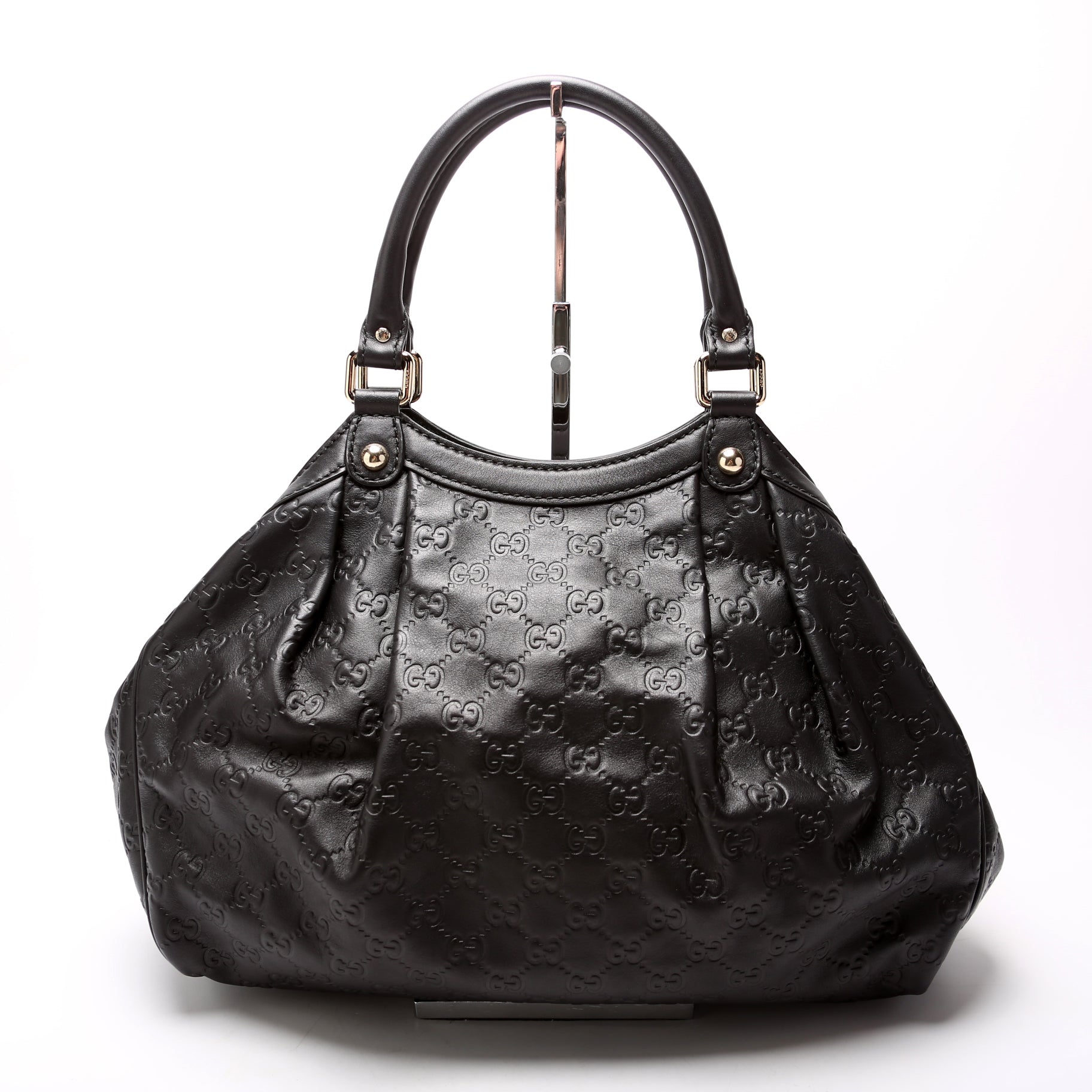 Gucci 211944 Sukey GG Leather Medium Bag