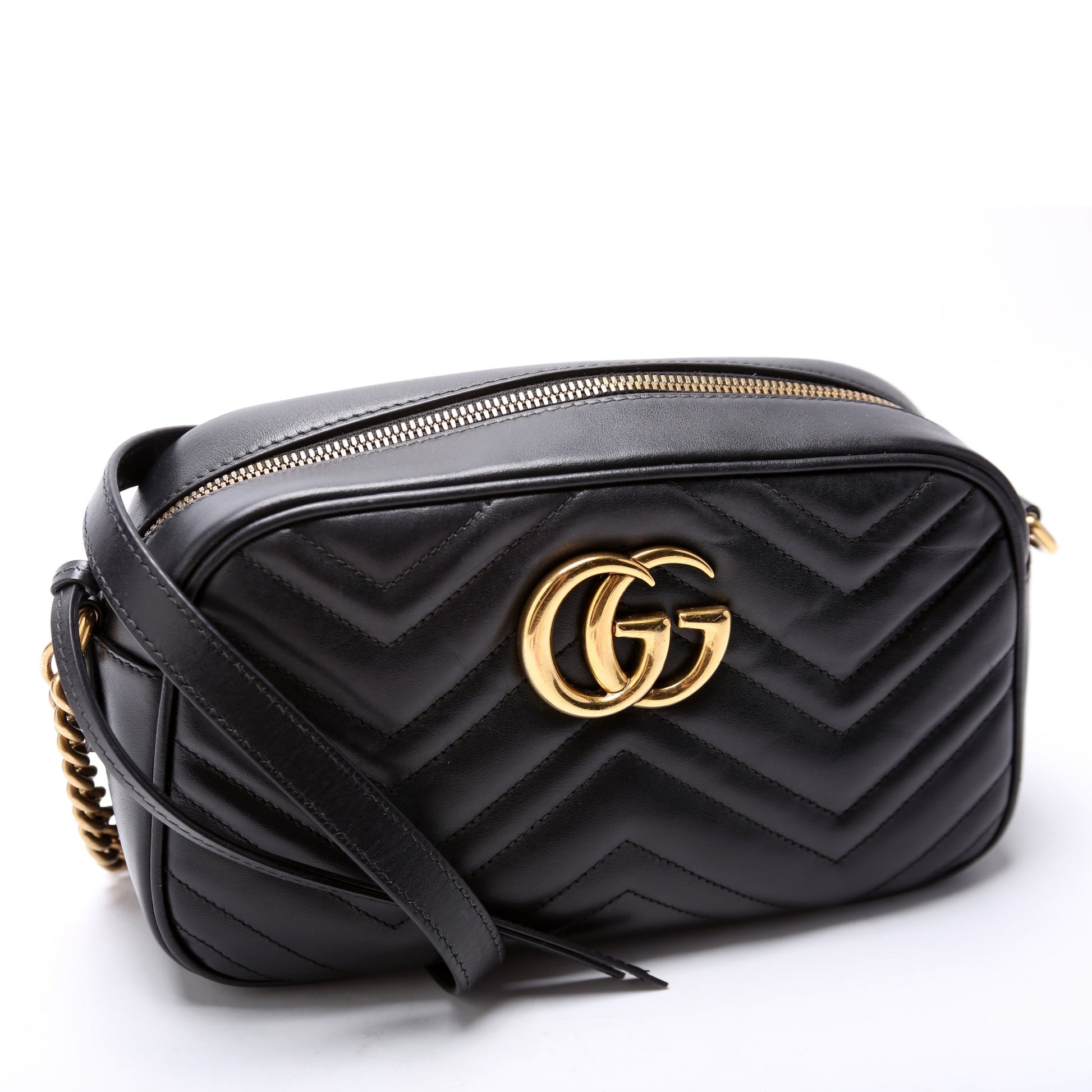Gucci 447632 Marmont Small Leather Camera Bag
