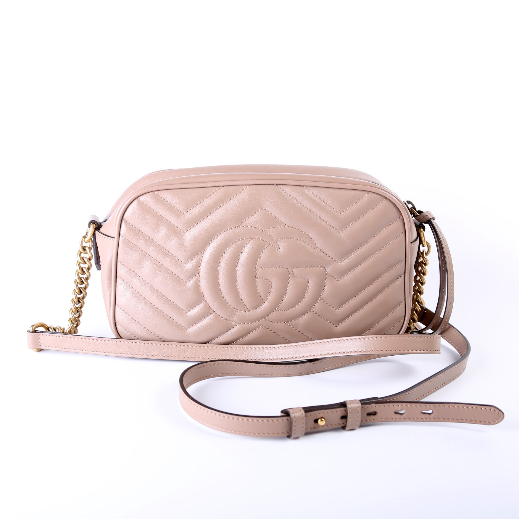 Gucci 447632 Marmont Small Leather Camera Bag