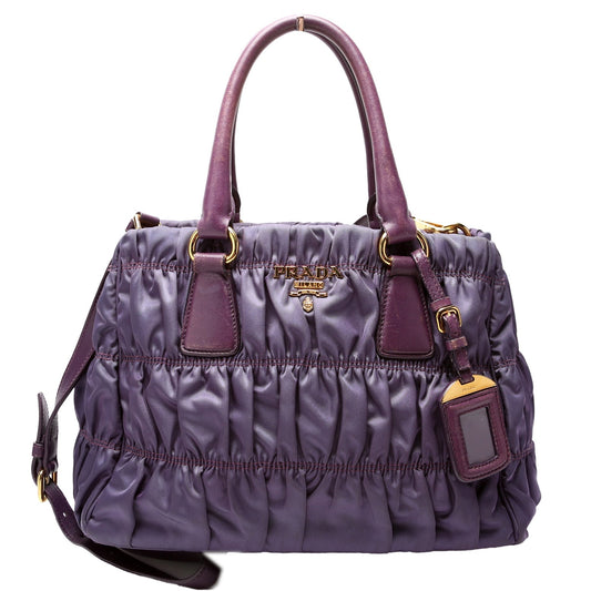 Prada Gaufre Nylon Tote Bag