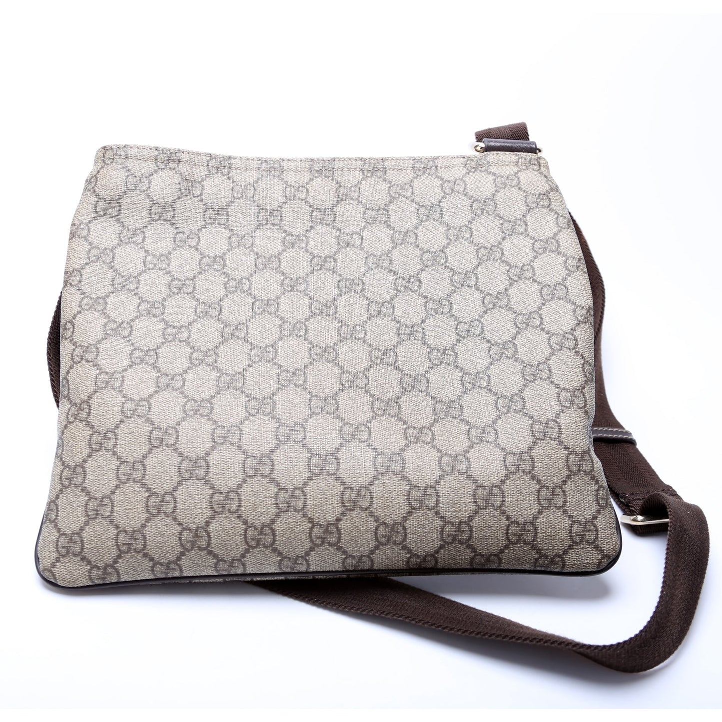Gucci 295257 GG Supreme Flat Medium Messenger Bag
