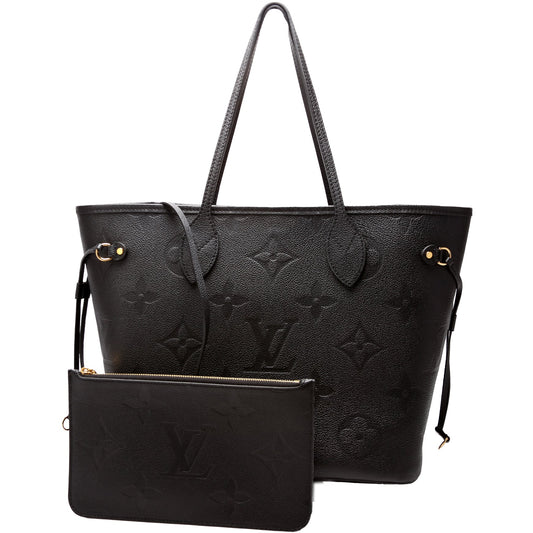 Louis Vuitton Neverfull W/Wallet MM Empreinte
