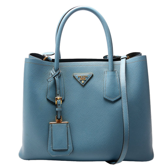 Prada Saffiano Cuir Double Medium Bag