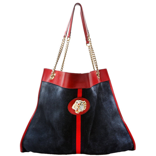 Gucci 537219 Rajah Tote Suede Bag