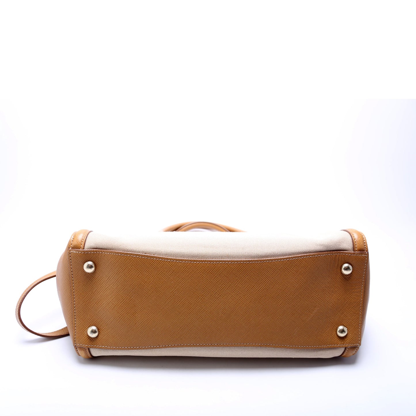 Prada Saffiano Cuir Canapa Tote Bag