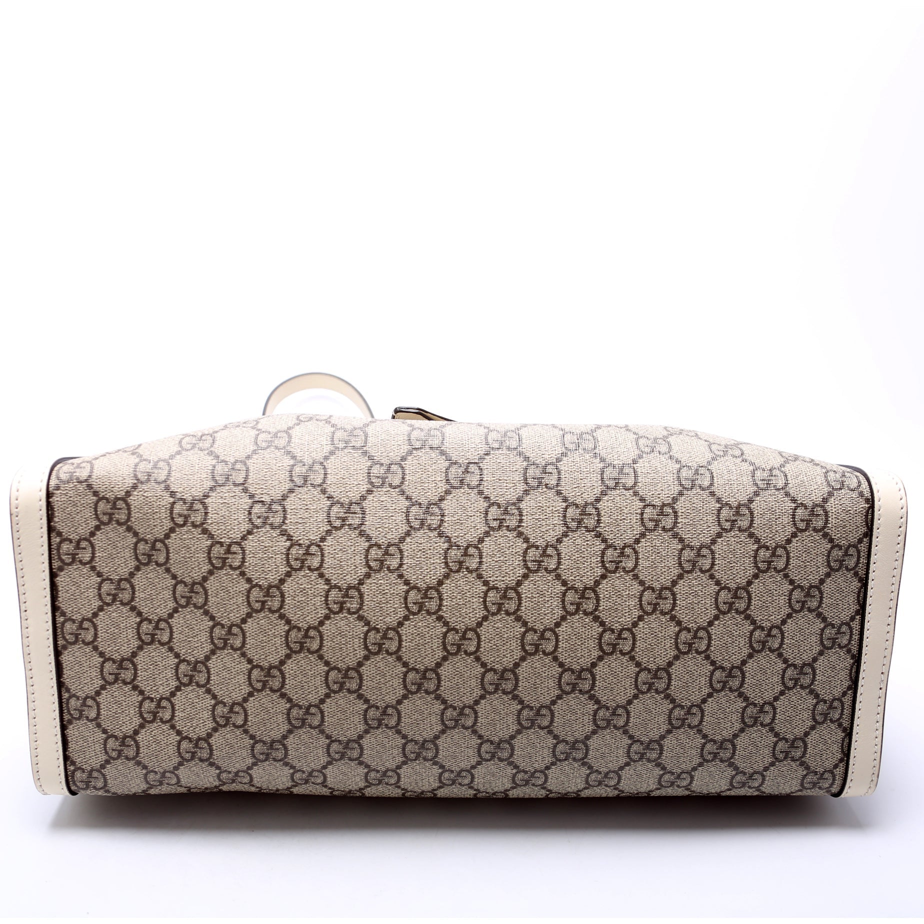 Gucci 479197 Padlock GG Bees Shoulder Medium Cream Bag