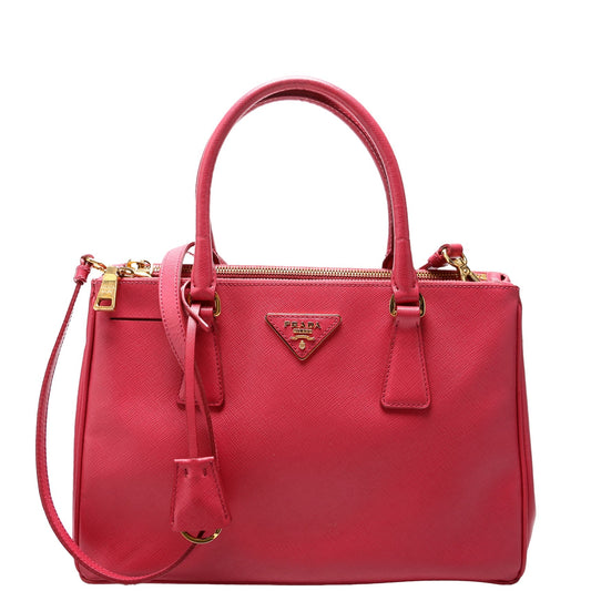 Prada Saffiano Galleria Medium Pink Bag