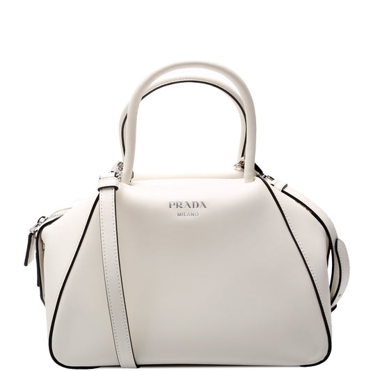 Prada 1BA365 Supernova Medium HandCalfskin White Bag