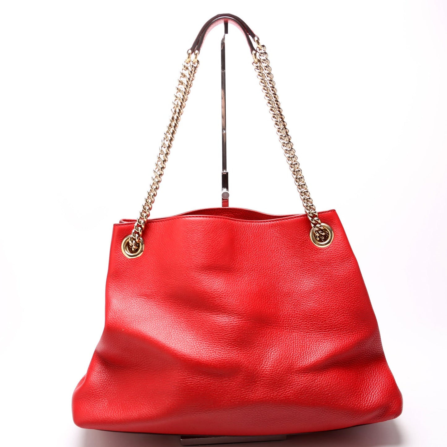 Gucci Soho Leather Shoulder Medium 308982 Red Bag