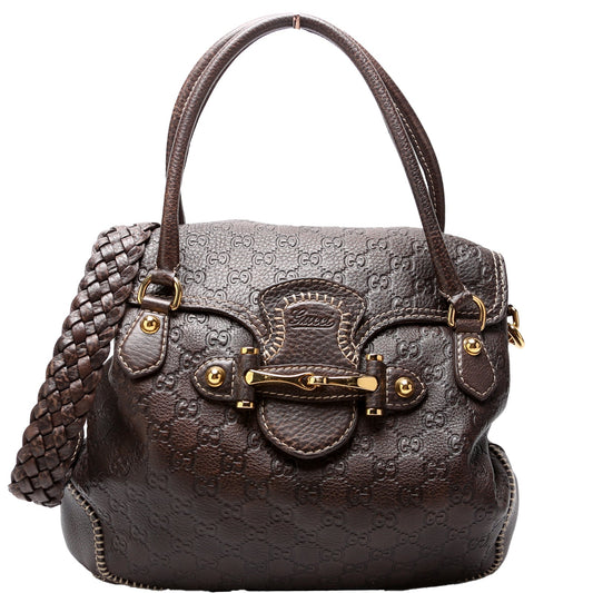 Gucci 223959 New Pelham Satchel Brown Bag