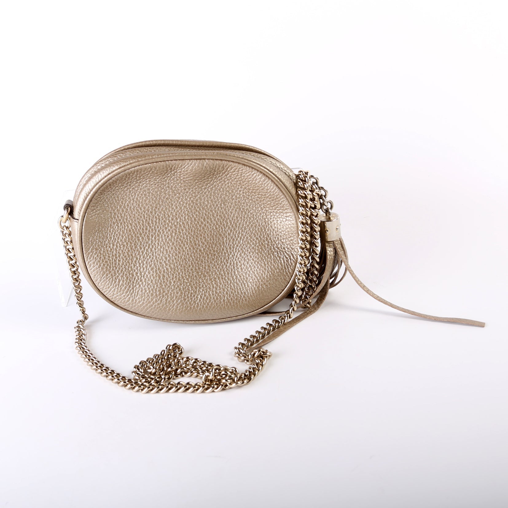 Gucci 353965 Soho Mini Crossbody Gold Bag