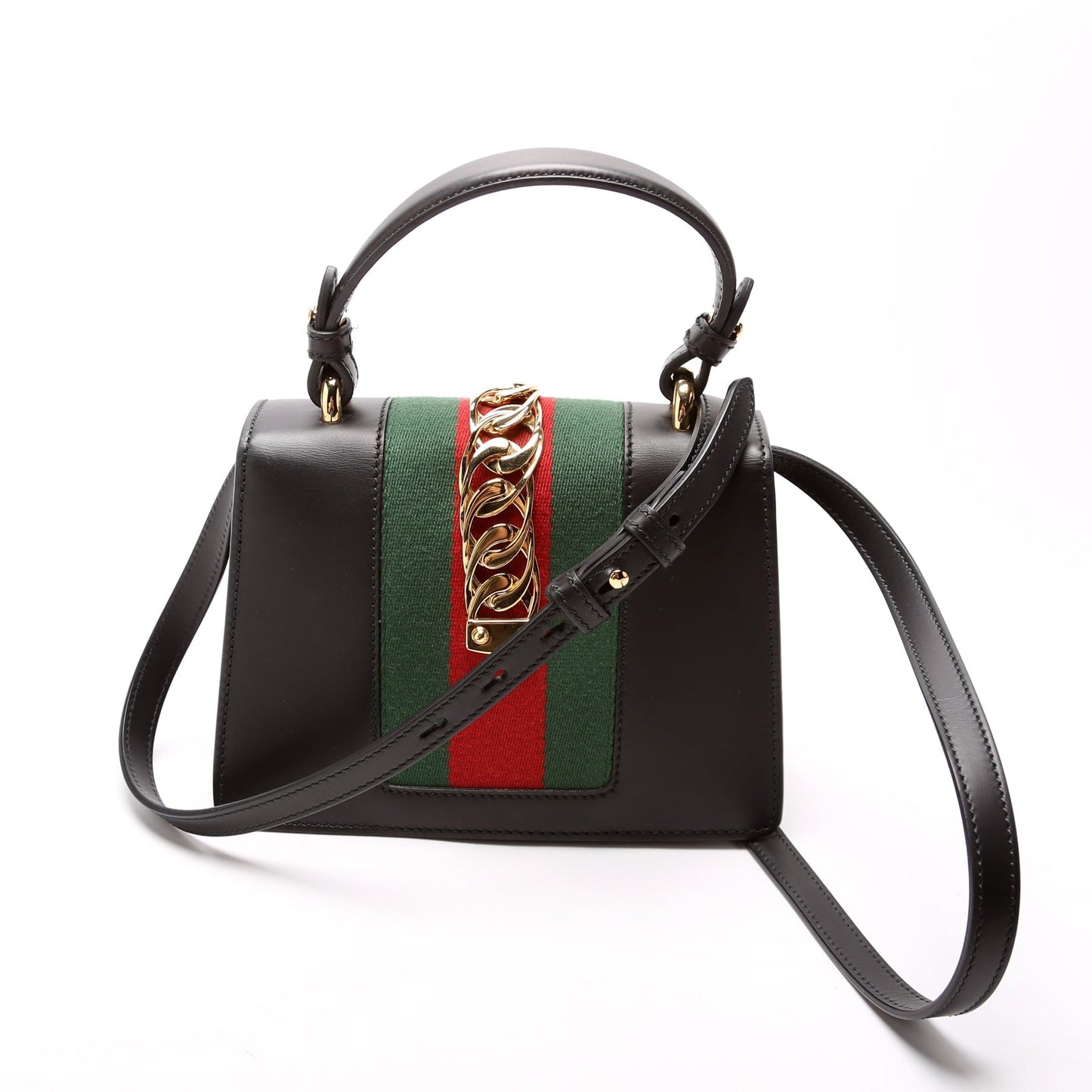 Gucci Sylvie Mini Black 470270 Bag