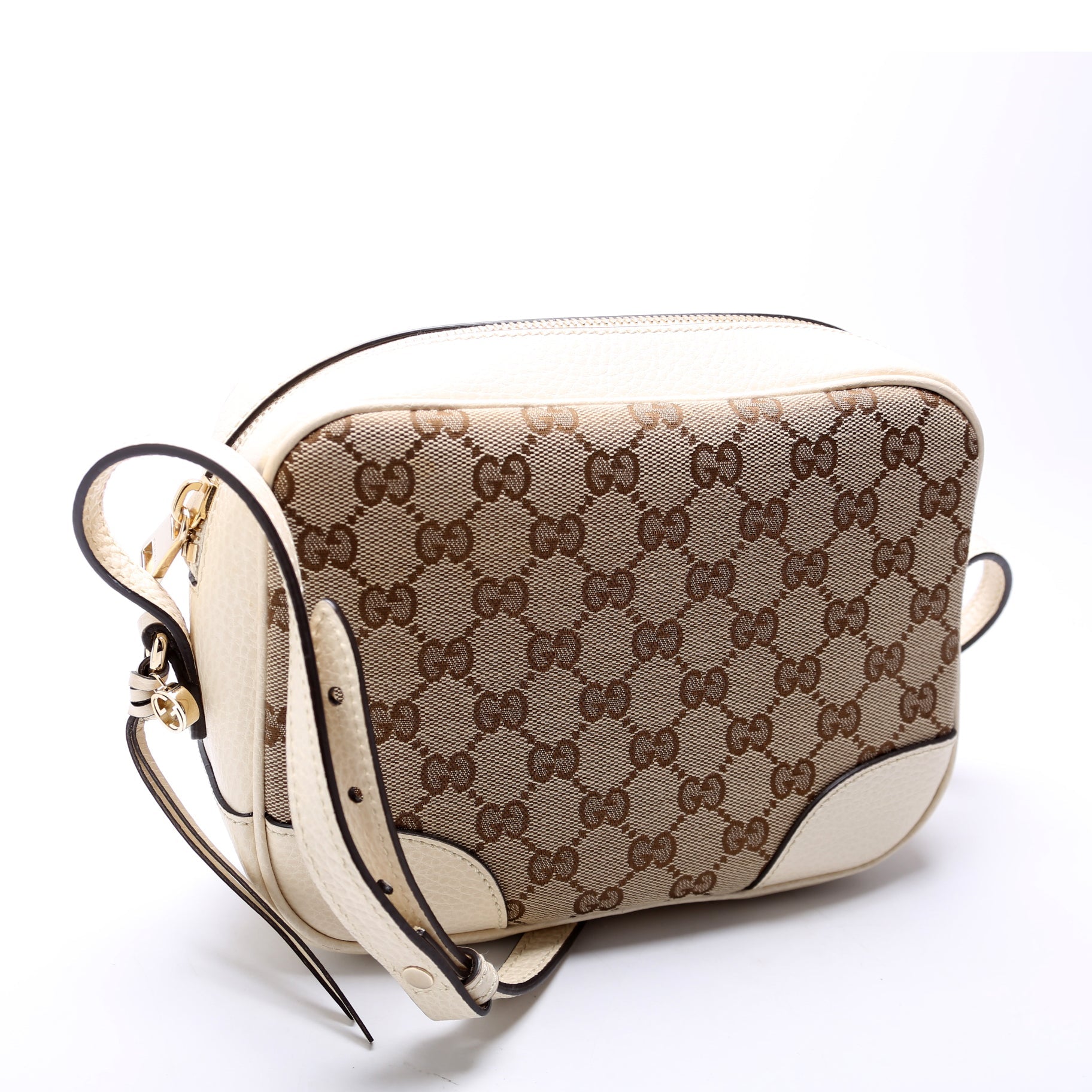 Gucci 449413 Bree GG Crossbody White Bag