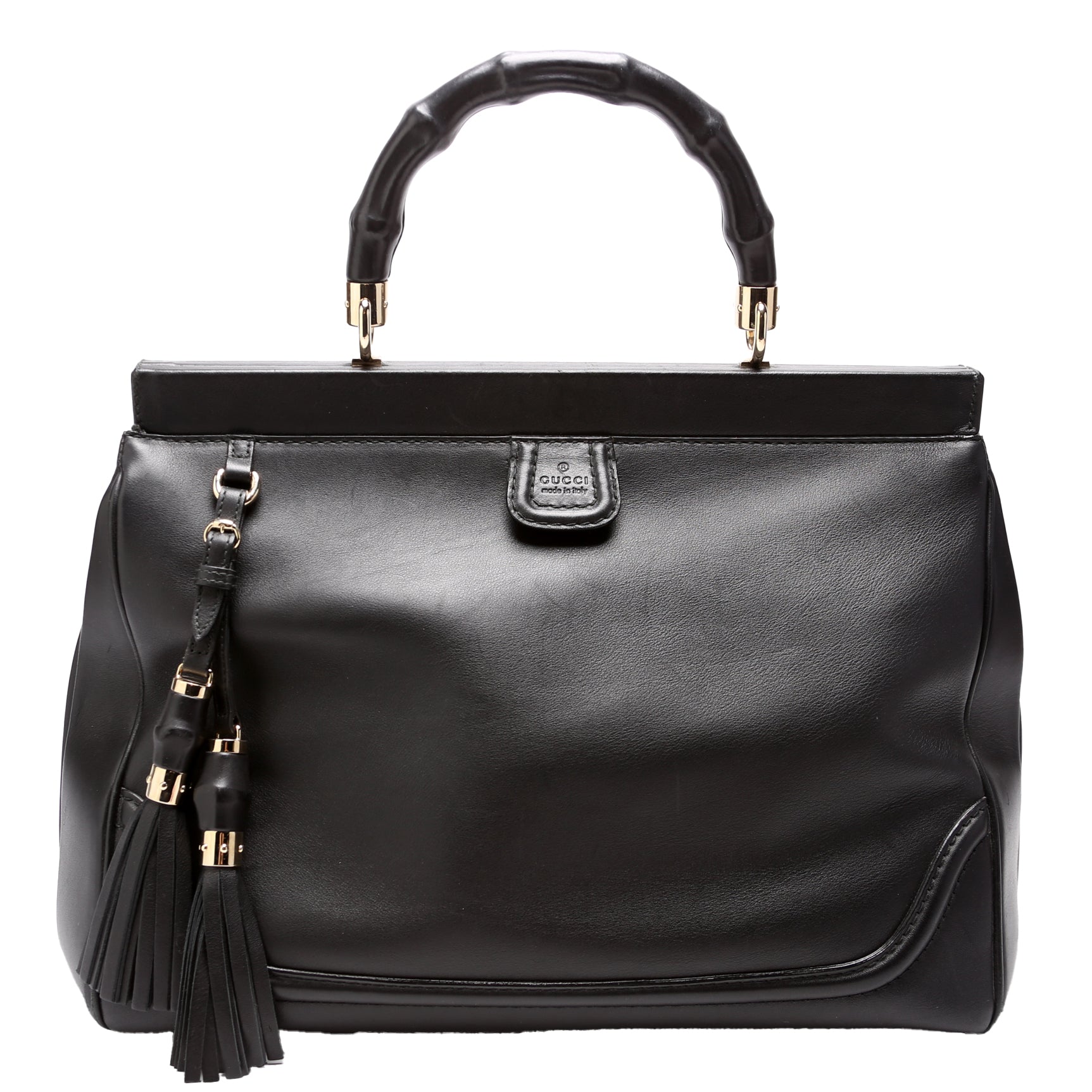 Gucci Bold Bamboo Top Handle Medium Bag
