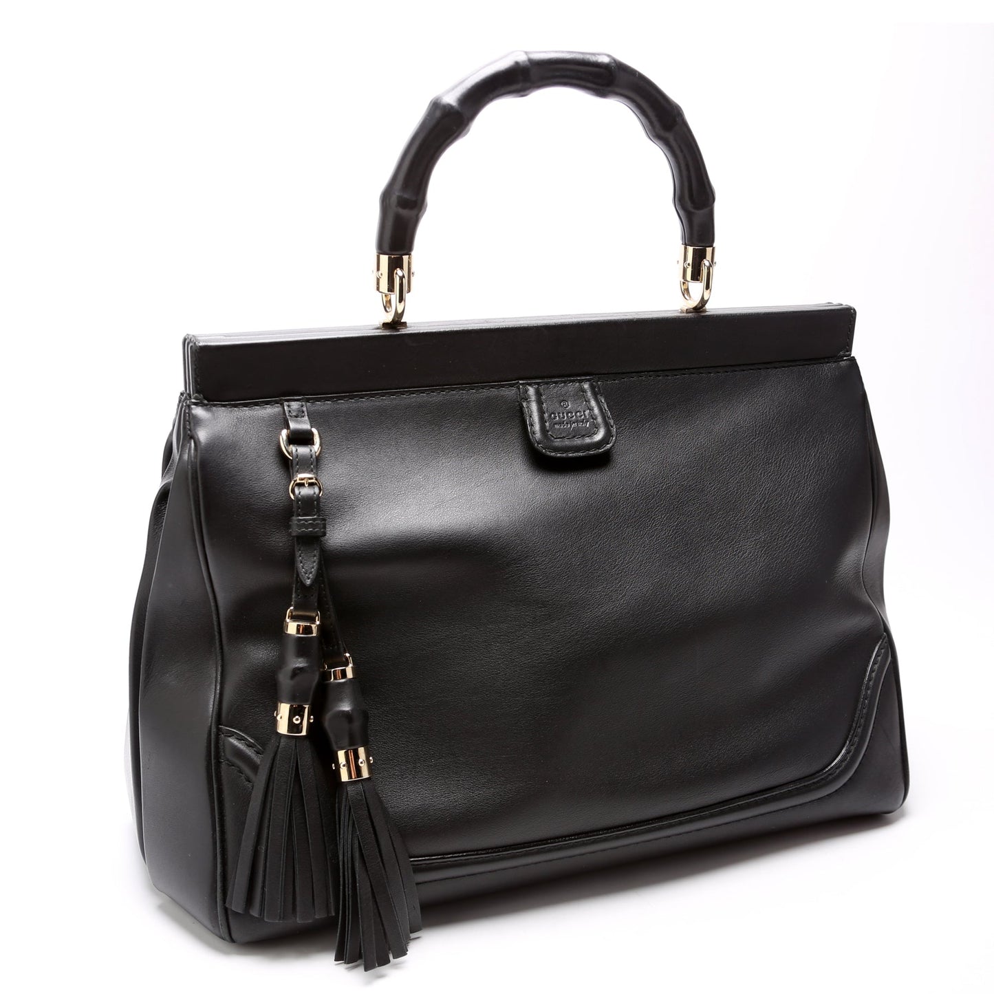 Gucci Bold Bamboo Top Handle Medium Bag