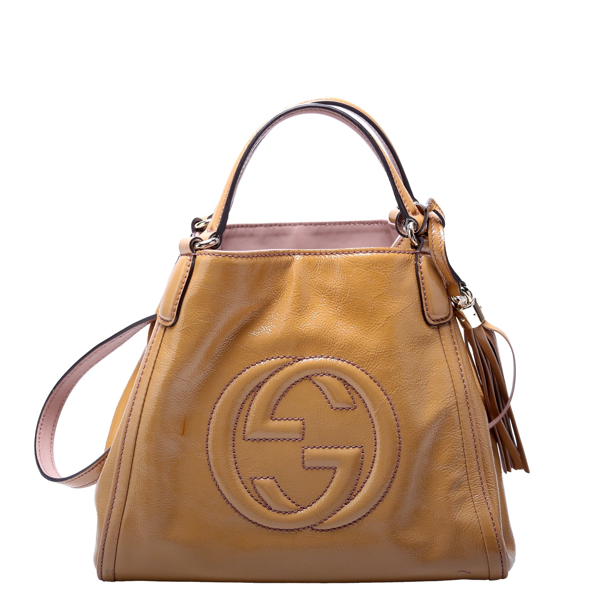 Gucci 336751 Soho Patent Leather Shoulder Bag