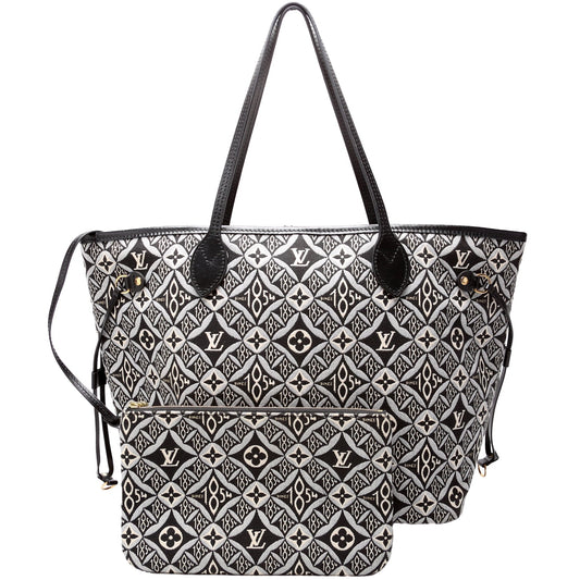 Louis Vuitton Neverfull with Wallet MM Since 1854 Jacquard