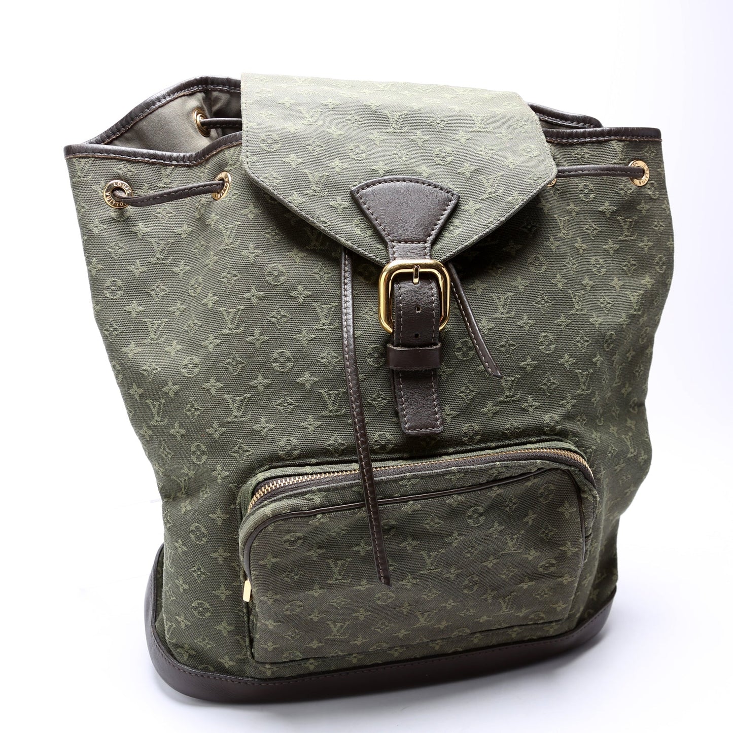 Louis Vuitton Montsouris GM Mini Lin Green