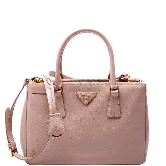 Prada Saffiano Galleria Small Pink Bag