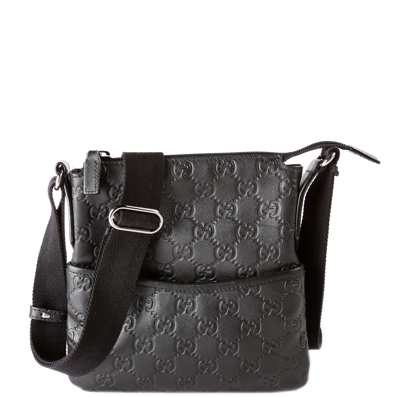 Gucci 374416 Mini Messenger Black Bag