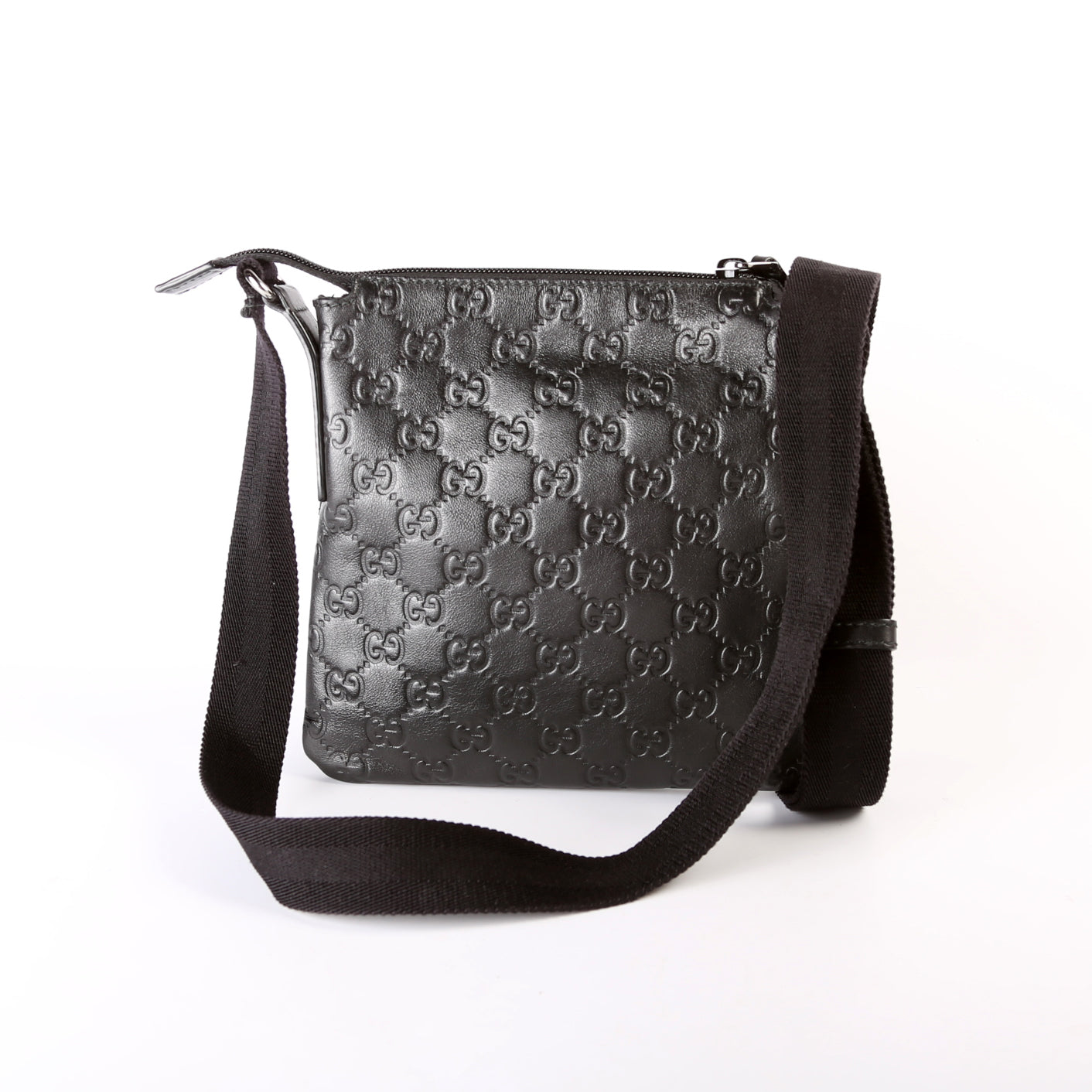 Gucci 374416 Mini Messenger Black Bag